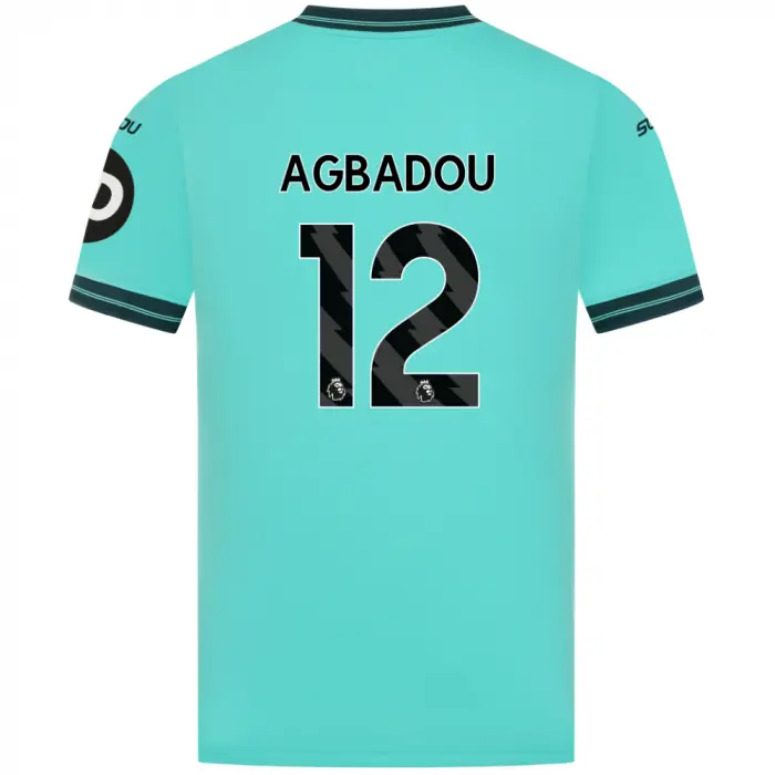 Wolverhampton Wanderers Store | Shop Official 2025-26 Wolves Pro Away Shirt – Adult AGBADOU 12 Wolves Gear